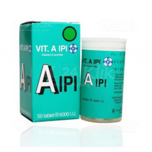 Vitamin A Ipi 1 Botol Isi 50 Tablet (per Pcs)